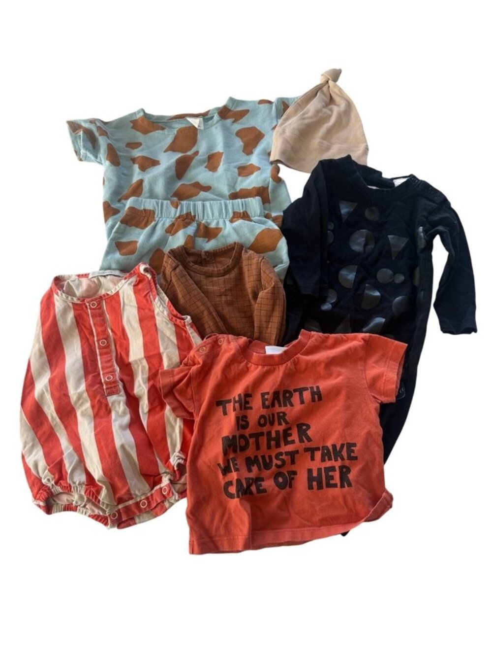 Baby 6-12 Month Boho Neutral High End Bundle Bohemian Eco Friendly